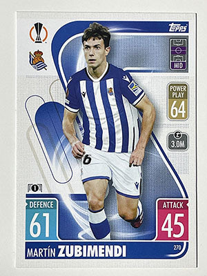 270.-Martin-Zubimendi-Real-Sociedad-de-Futbol-Match-Attax-2021-22-Topps-Football-Card