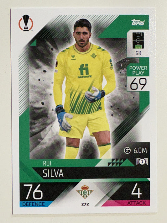 272. Rui Silva (Real Betis Balompie) &#8211; Topps Match Attax 2022:2023 card