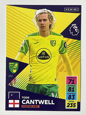 272.-Todd-Cantwell-Norwich-City-Panini-Adrenalyn-XL-2021-22-Card-Football