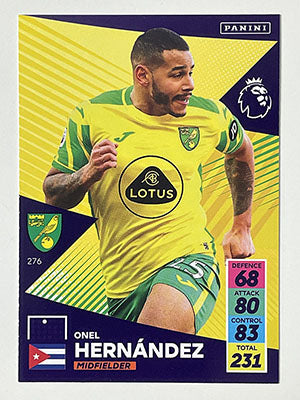 276.-Onel-Hernandez-Norwich-City-Panini-Adrenalyn-XL-2021-22-Card-Football