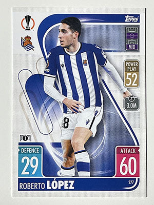 277.-Roberto-Lopez-Real-Sociedad-de-Futbol-Match-Attax-2021-22-Topps-Football-Card