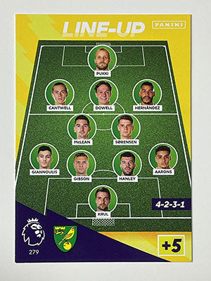 279.-Norwich-City-Lineup-Football-Card-Panini-Adrenalyn-XL-2021-22