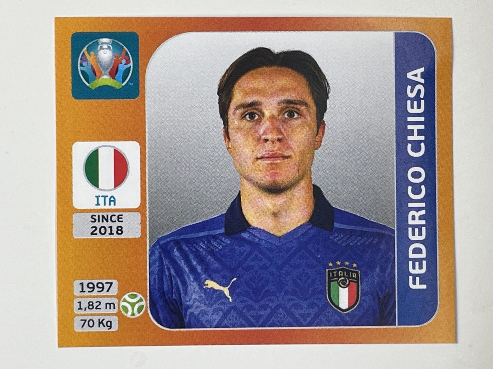 28. Federico Chiesa (Italy) &#8211; Euro 2020 Stickers