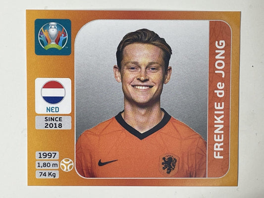 280. Frenkie de Jong (Netherlands) &#8211; Euro 2020 Stickers