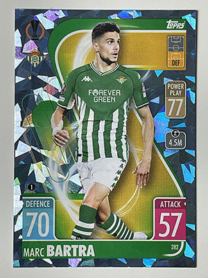 282.-Marc-Bartra-Crystal-Foil-Parallel-Real-Betis-Match-Attax-2021-22-Topps-Football-Card