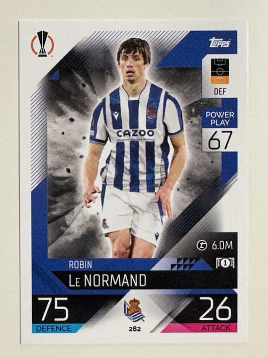 282. Robin Le Normand (Real Sociedad de Fútbol) &#8211; Topps Match Attax 2022:2023 card