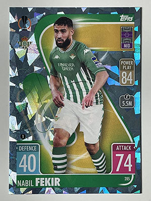 285.-Nabil-Fekir-Crystal-Foil-Parallel-Real-Betis-Match-Attax-2021-22-Topps-Football-Card