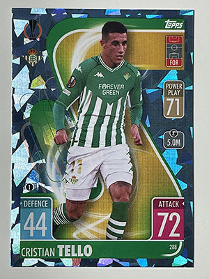 288.-Cristian-Tello-Crystal-Foil-Parallel-Real-Betis-Match-Attax-2021-22-Topps-Football-Card