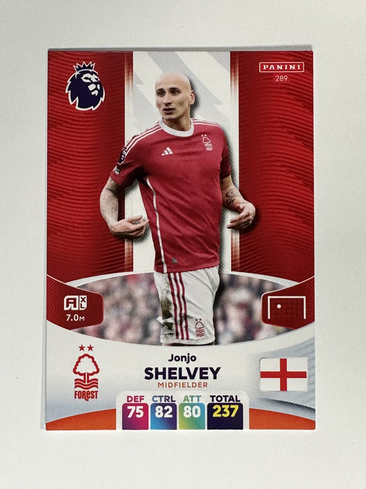 289 Jonjo Shelvey Nottingham Forest Base Panini Premier League Adrenalyn XL 2024 Card