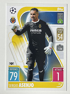 290.-Sergio-Asenjo-Villarreal-CF-Match-Attax-2021-22-Topps-Football-Card