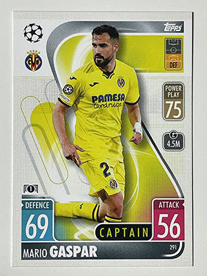 291.-Mario-Gaspar-Captain-Villarreal-CF-Match-Attax-2021-22-Topps-Football-Card