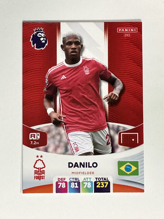 293 Danilo Nottingham Forest Base Panini Premier League Adrenalyn XL 2024 Card