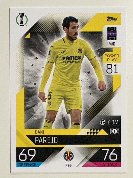 295. Dani Parejo (Villarreal CF) &#8211; Topps Match Attax 2022:2023 card