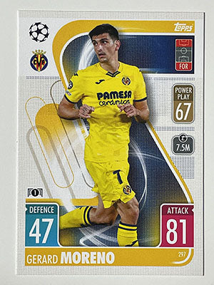 297.-Gerard-Moreno-Villarreal-CF-Match-Attax-2021-22-Topps-Football-Card