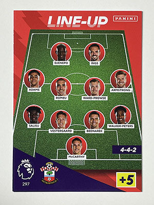 297.-Southampton-Lineup-Football-Card-Panini-Adrenalyn-XL-2021-22