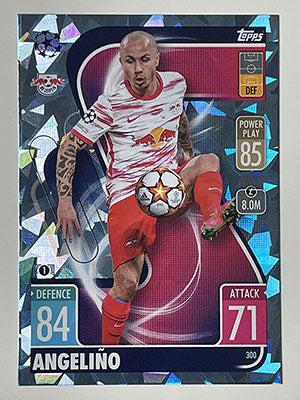 300.-Angelino-Crystal-Foil-Parallel-RB-Leipzig-Match-Attax-2021-22-Topps-Football-Card