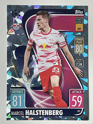 301.-Marcel-Halstenberg-Crystal-Foil-Parallel-RB-Leipzig-Match-Attax-2021-22-Topps-Football-Card