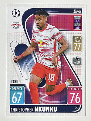 302.-Christopher-Nkunku-RB-Leipzig-Match-Attax-2021-22-Topps-Football-Card