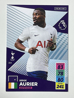 304.-Serge-Aurier-Base-Football-Card-Panini-Adrenalyn-XL-2021-22