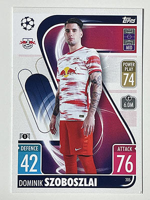 305.-Dominik-Szoboszlai-RB-Leipzig-Match-Attax-2021-22-Topps-Football-Card