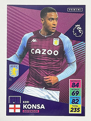 31.-Ezri-Konsa-Aston-Villa-Panini-Adrenalyn-XL-2021-22-Card-Football