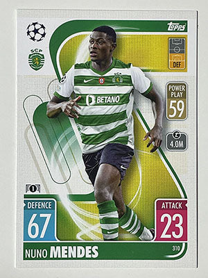 310.-Nuno-Mendes-Sporting-Clube-de-Portugal-Match-Attax-2021-22-Topps-Football-Card