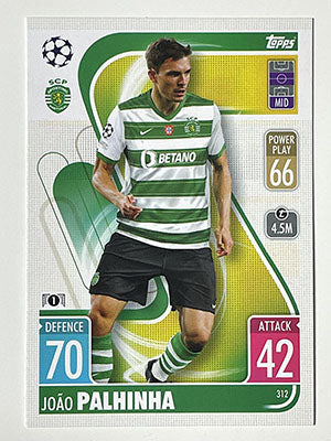 312.-Joao-Palhinha-Sporting-Clube-de-Portugal-Match-Attax-2021-22-Topps-Football-Card