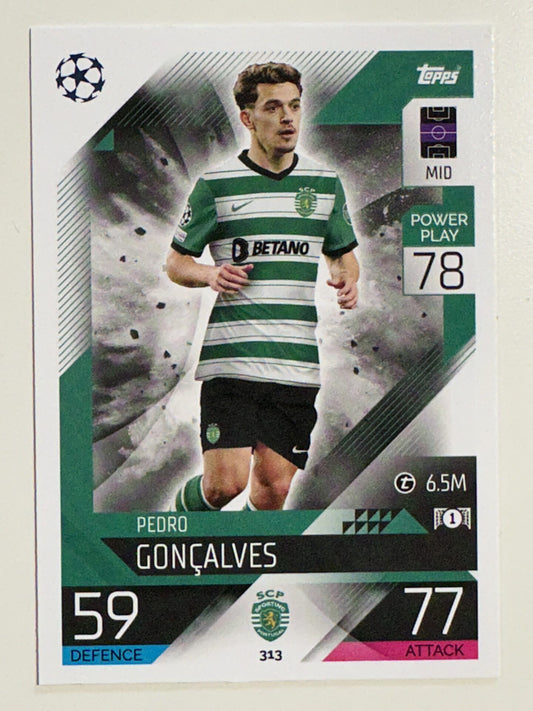 313. Pedro Goncalves (Sporting CP) &#8211; Topps Match Attax 2022:2023 card