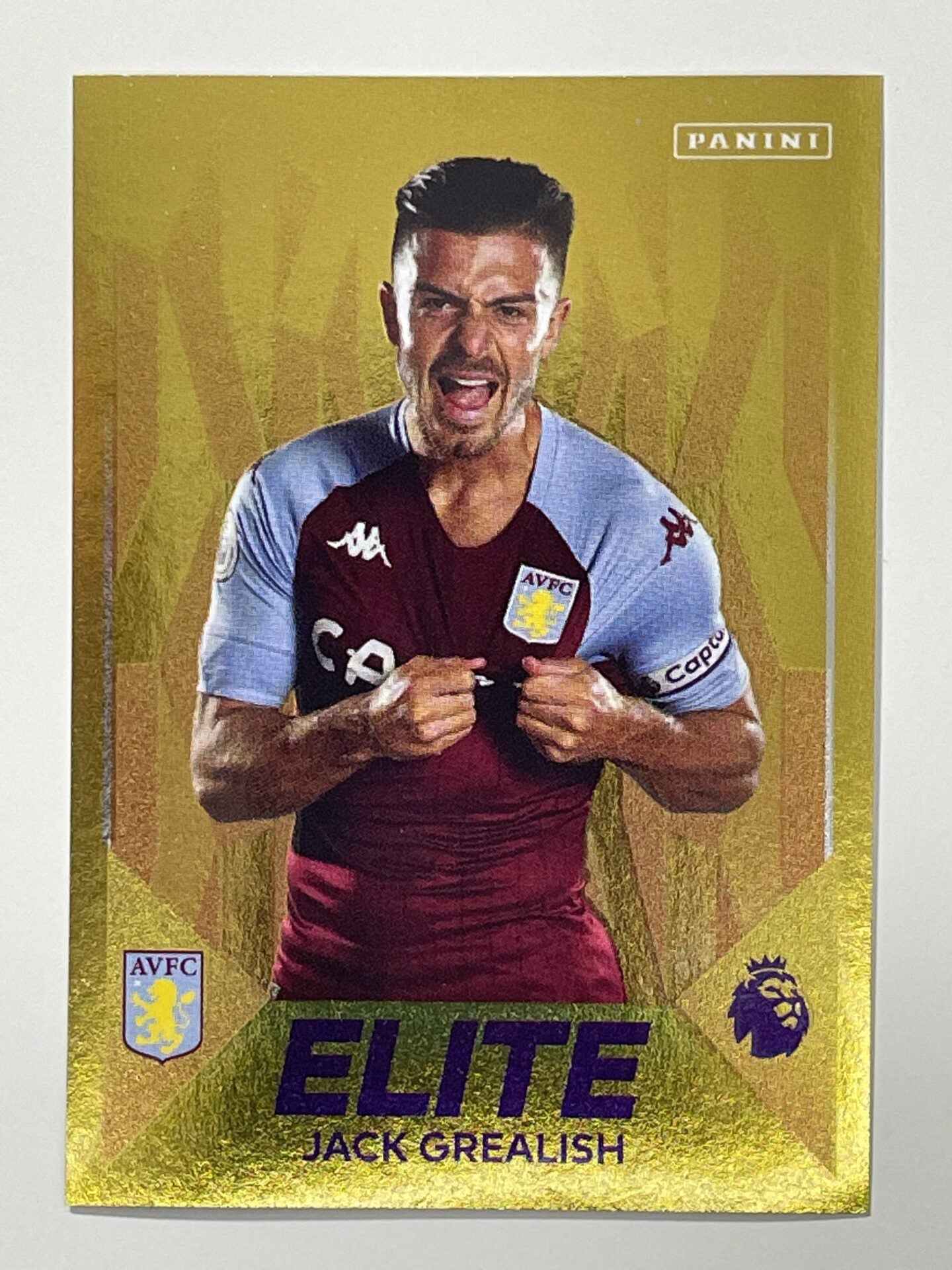 314 Jack Grealish Elite Sticker Aston Villa Premier League 2021 Football Sticker