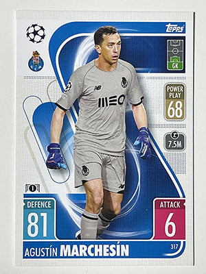 317.-Agustin-Marchesin-FC-Porto-Match-Attax-2021-22-Topps-Football-Card