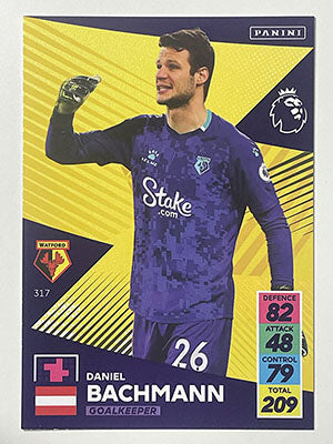 317.-Daniel-Bachmann-Watford-Panini-Adrenalyn-XL-2021-22-Card-Football