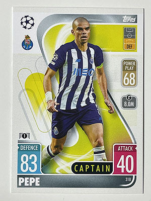 318.-Pepe-Captain-FC-Porto-Match-Attax-2021-22-Topps-Football-Card