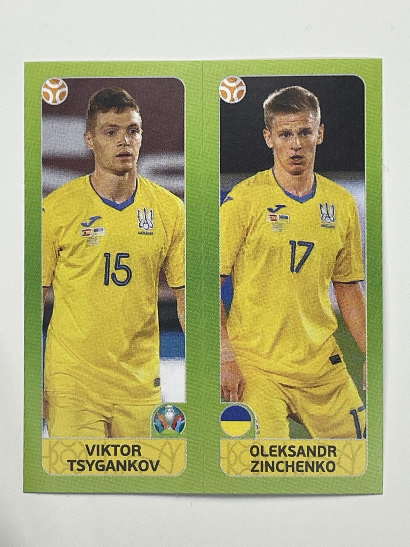 320a:b. Viktor Tsygankov &#038; Oleksandr Zinchenko (Ukraine) &#8211; Euro 2020 Stickers