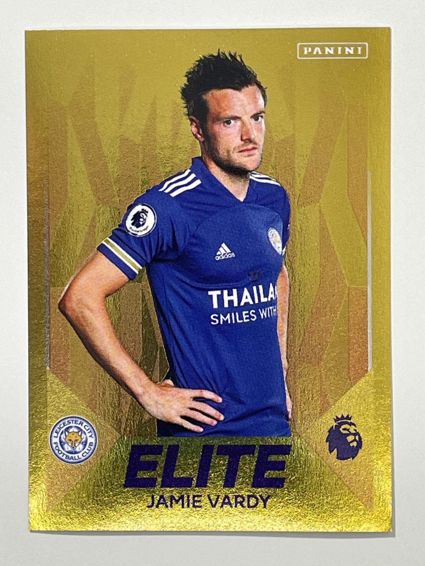 322 Jamie Vardy Elite Sticker Leicester City Premier League 2021 Football Sticker