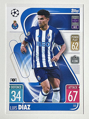 322.-Luis-Diaz-FC-Porto-Match-Attax-2021-22-Topps-Football-Card