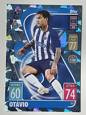 323.-Otavio-Crystal-Foil-Parallel-FC-Porto-Match-Attax-2021-22-Topps-Football-Card