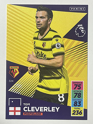 324.-Tom-Cleverley-Watford-Panini-Adrenalyn-XL-2021-22-Card-Football