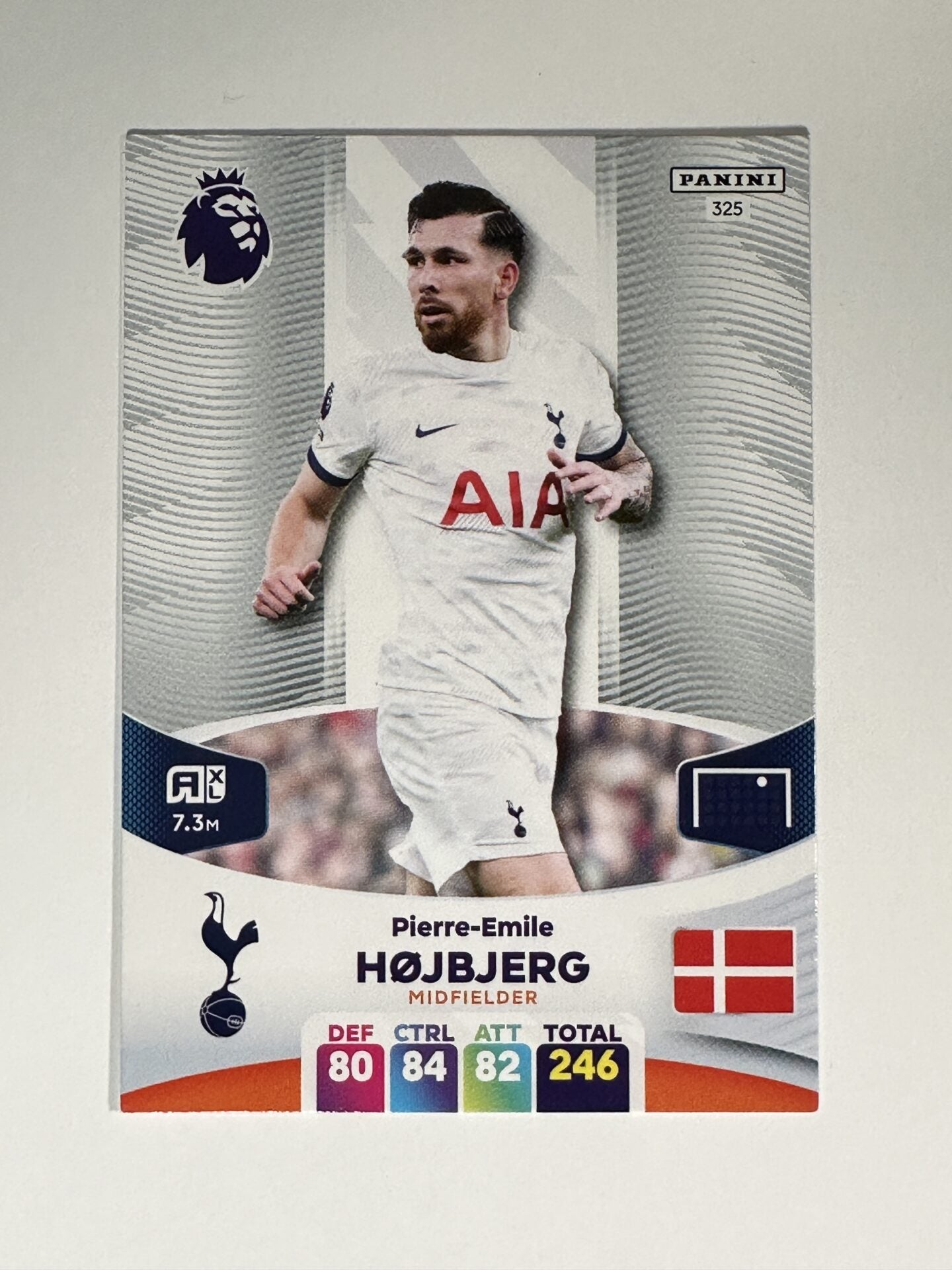 325 Pierre-Emile Hojbjerg Tottenham Hotspur Base Panini Premier League Adrenalyn XL 2024 Card