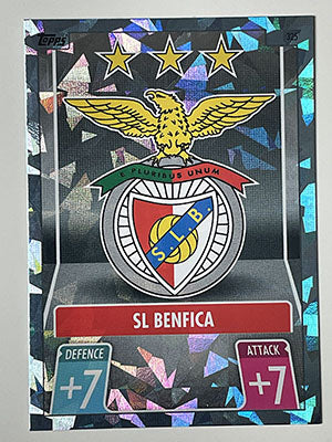 325.-Club-Badge-Crystal-Foil-Parallel-SL-Benfica-Match-Attax-2021-22-Topps-Football-Card