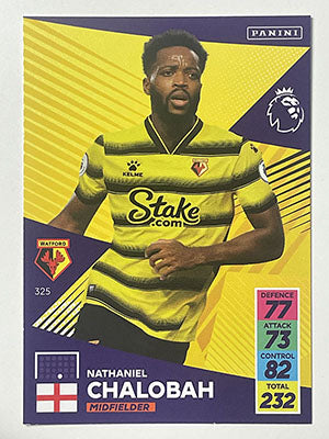 325.-Nathaniel-Chalobah-Watford-Panini-Adrenalyn-XL-2021-22-Card-Football