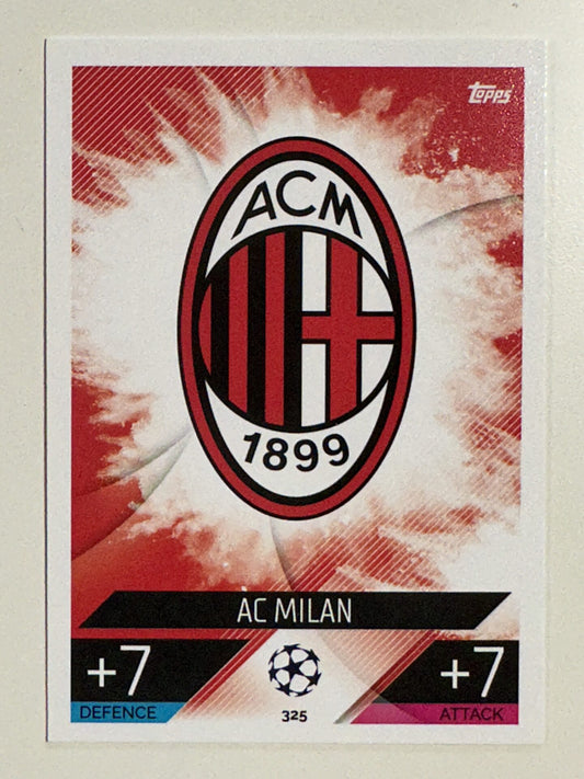 325. Team Badge (AC Milan) &#8211; Topps Match Attax 2022:2023 card