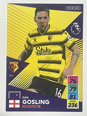 326.-Dan-Gosling-Watford-Panini-Adrenalyn-XL-2021-22-Card-Football