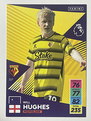 327.-Will-Hughes-Watford-Panini-Adrenalyn-XL-2021-22-Card-Football