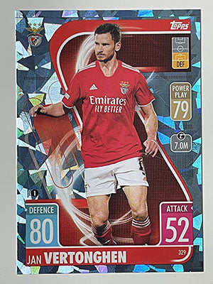 329.-Jan-Vertonghen-Crystal-Foil-Parallel-SL-Benfica-Match-Attax-2021-22-Topps-Football-Card