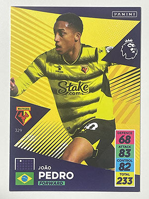 329.-Joao-Pedro-Watford-Panini-Adrenalyn-XL-2021-22-Card-Football