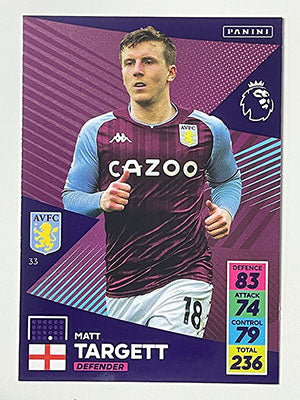 33.-Matt-Targett-Aston-Villa-Panini-Adrenalyn-XL-2021-22-Card-Football