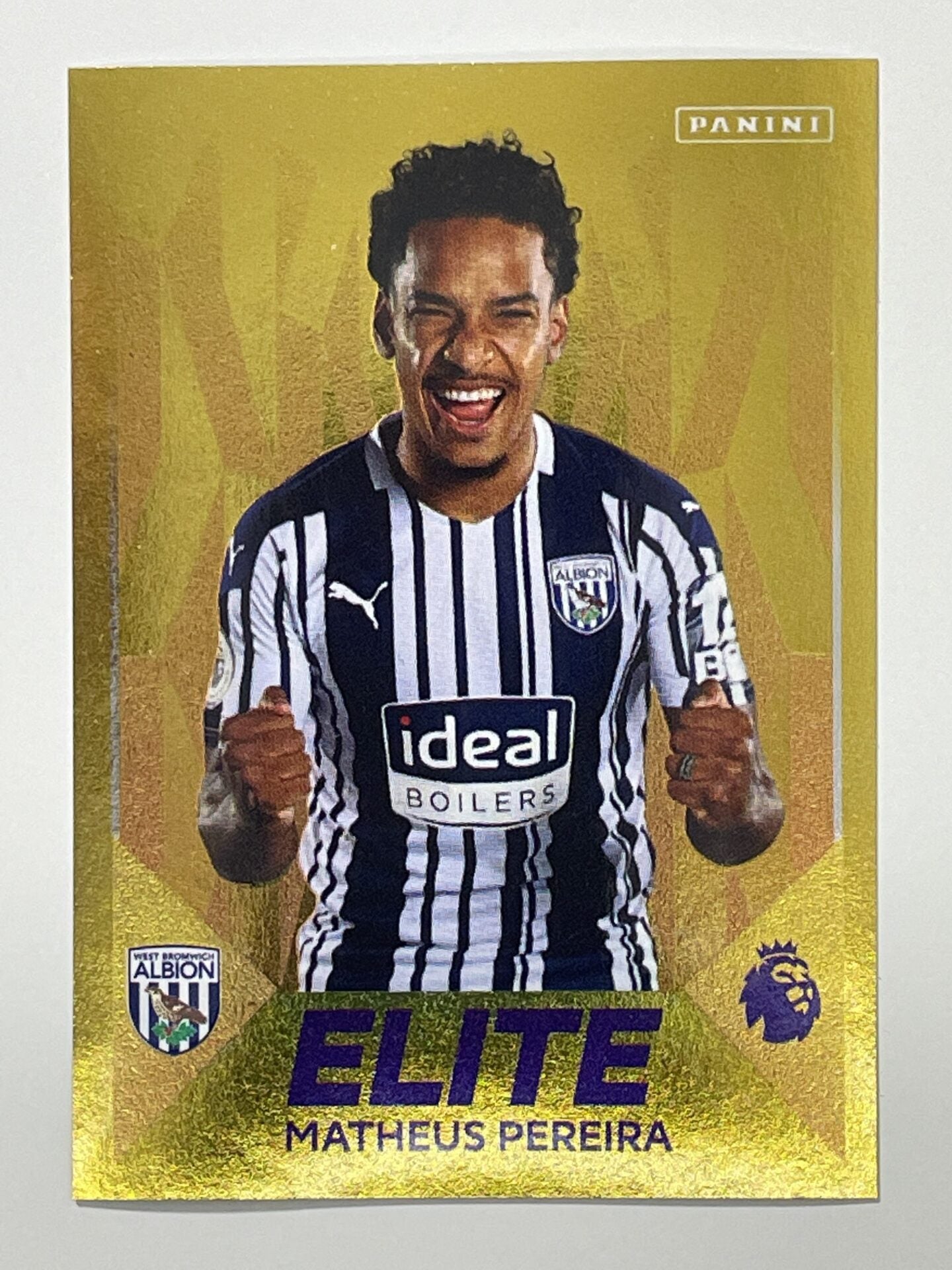 330 Matheus Pereira Elite Sticker West Brom Premier League 2021 Football Sticker