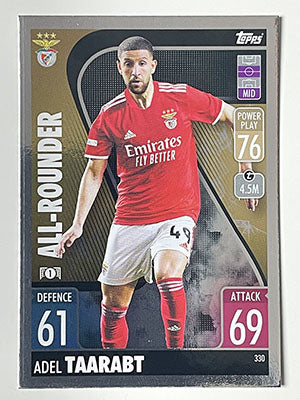 330.-Adel-Taarabt-All-Rounder-SL-Benfica-Match-Attax-2021-22-Topps-Football-Card