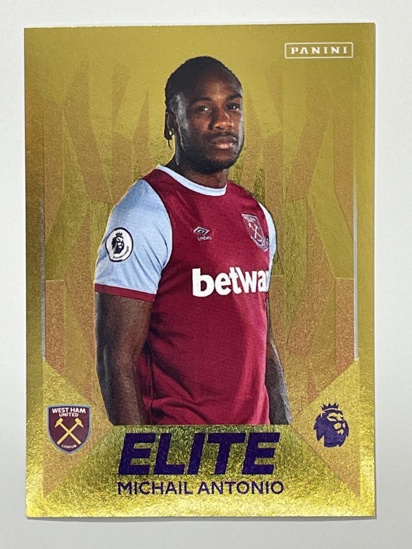 331 Michael Antonio Elite Sticker West Ham Premier League 2021 Football Sticker