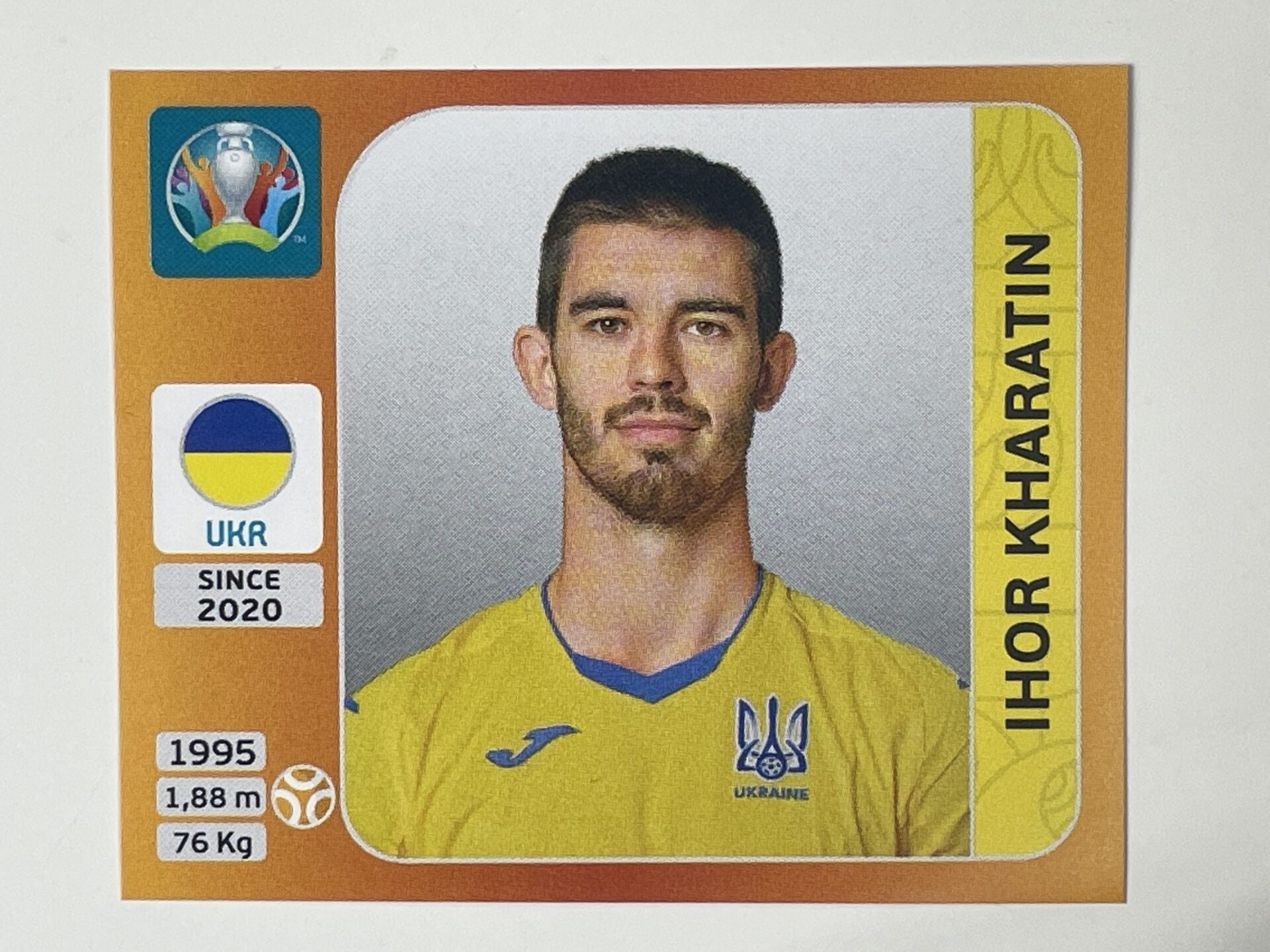 331. Ihor Kharatin (Ukraine) &#8211; Euro 2020 Stickers